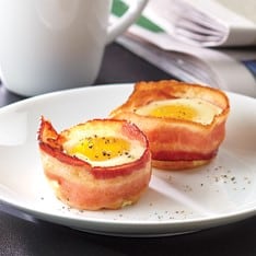 Bacon And Egg Cups For Fathers Day