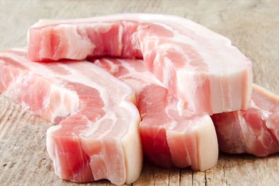 pork belly slices